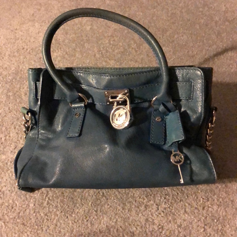 Michael Kors East West Hamilton Saffiano Satchel